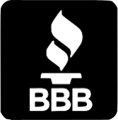 Better Business Bureau accredited business badge